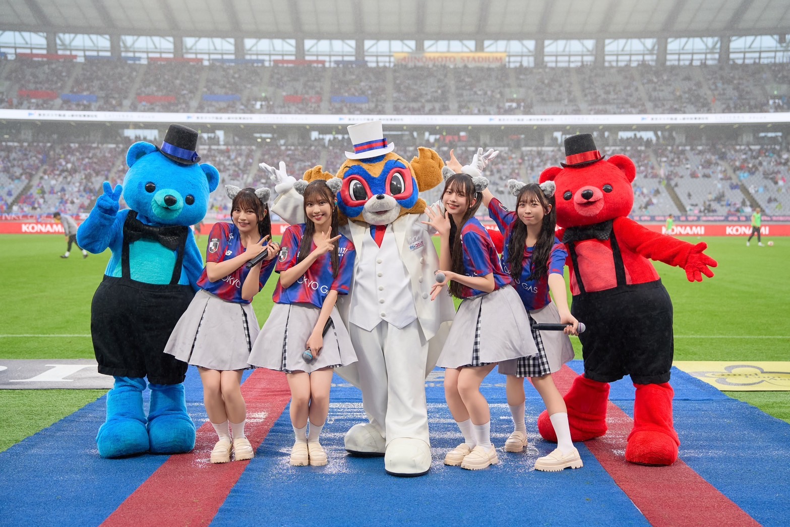 わーすた、味スタ2万人超の前でパフォーマンス！東京ドロンパの