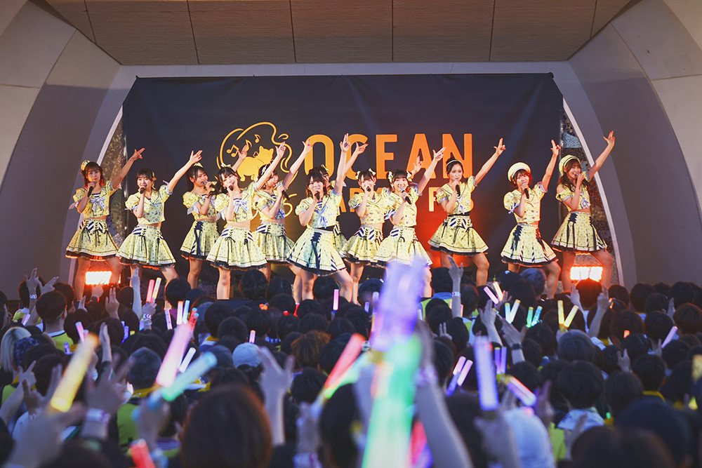 指原莉乃プロデュースアイドルグループ≒JOY。横須賀市三笠公園にて、『OCEAN MARKET FES「≒JOY野外ワンマンライブ」』を開催！！