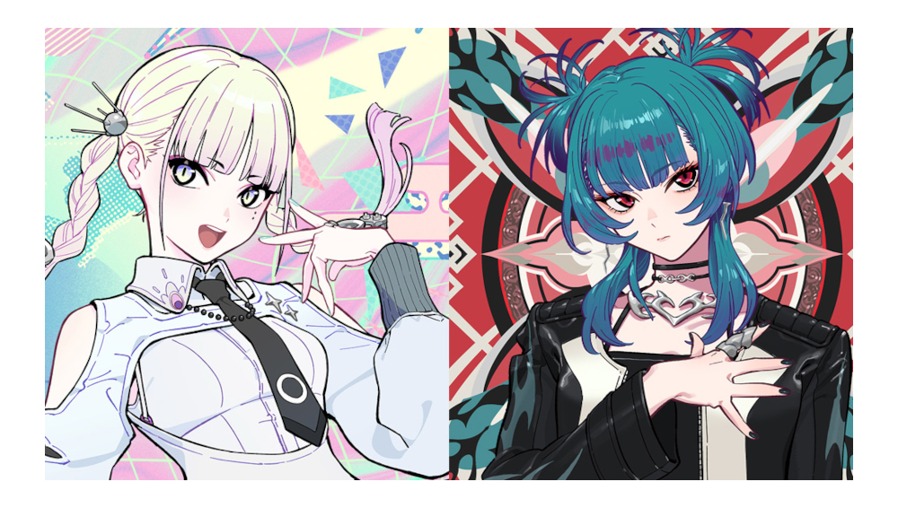 バーチャル・シンガー / ラッパー・朔雀 & 導凰、2026年1月より放送開始のTVアニメ『カヤちゃんはコワくない』エンディングテーマ担当決定！